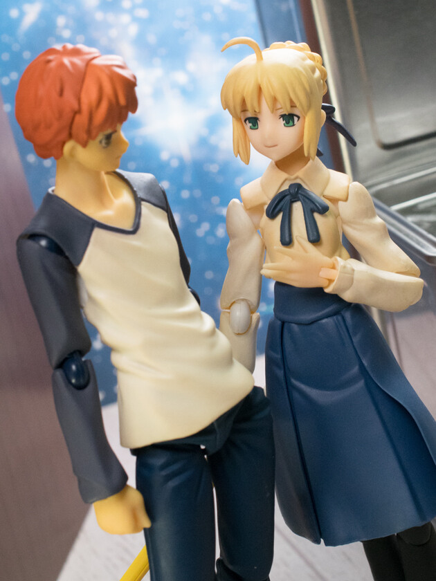 figma セイバー/ 衛宮士郎 私服ver.「Fate/stay night」 figma セイバー 私服ver.