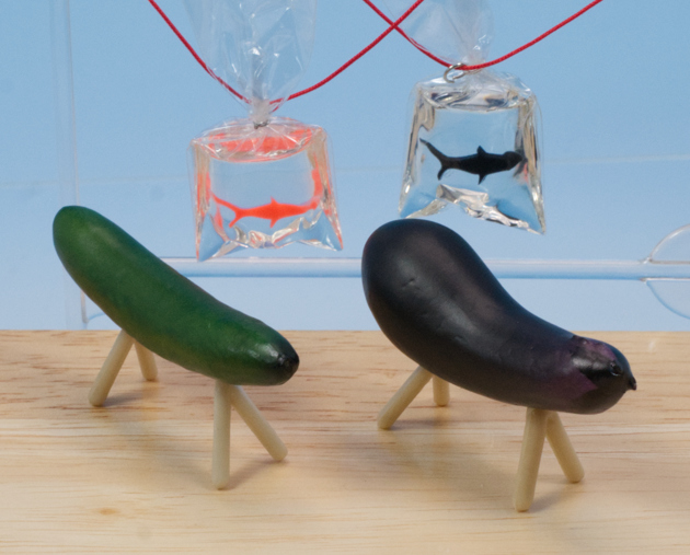 レビュー 100円ショップのミニチュア精霊馬 / 金魚