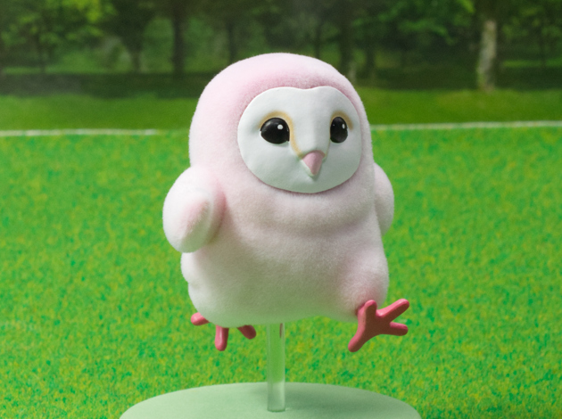 レビュー クオリア カプセルトイ 走るメンフクロウの赤ちゃん スタンドフィギュア