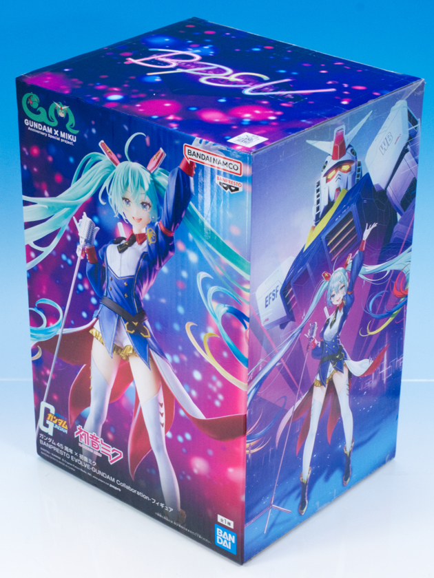 レビュー ガンダム45周年×初音ミク BANPRESTO EVOLVE GUNDAM