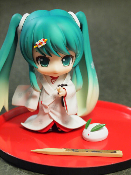 新春レビュー ねんどろいど 雪ミク いちご白無垢Ver.（2013