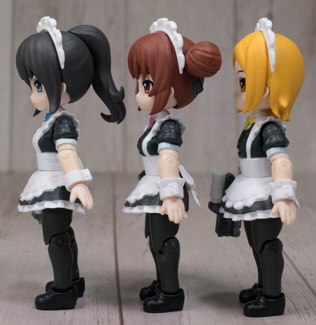 レビュー バンダイガシャポン アクアシューターズ 06 メイド服 ふぃぎゅる