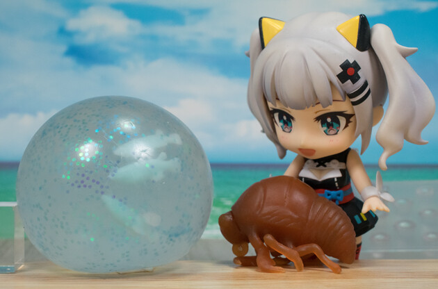 レビュー カプセルトイ「むにむに！メダカボール」「セミの抜け殻