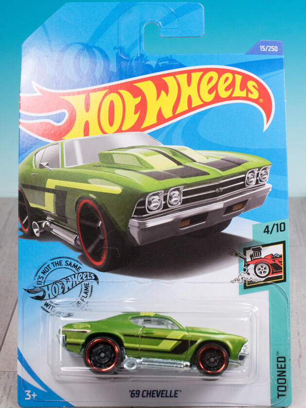 【名入れ無料】 レビュー '69シェベル（エックス シボレー ホットウィール ミニカー