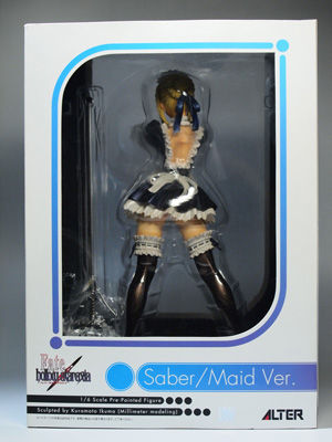 未開封 フェイト　hollow ataraxia セイバーメイドVer.R Fate/hollow ataraxia セイバー メイドVer. R 1/6 完成品