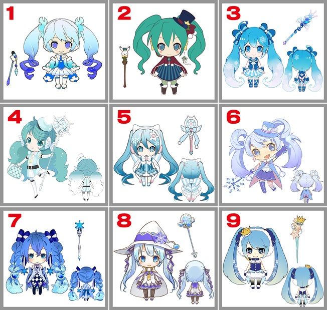 巡回 Happyくじ 初音ミク 2013 Summer Ver 情報 雪ミク投票