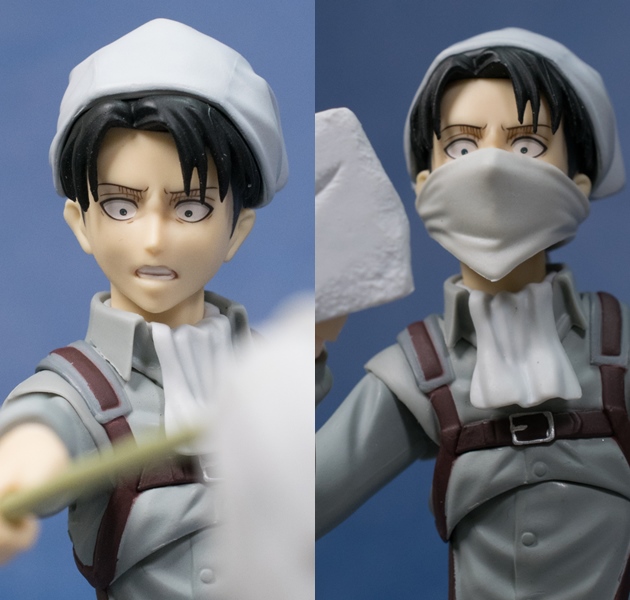 レビュー figma 進撃の巨人 リヴァイ お掃除ver. : ふぃぎゅる！