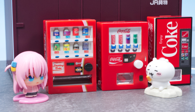 レビュー バンダイガシャポン コカ・コーラ ミニチュア自動販売機