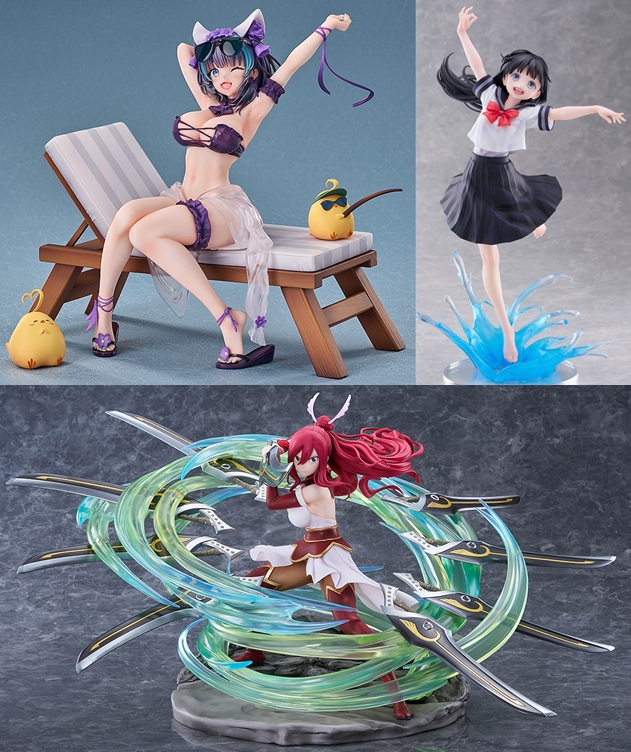 着払い　アズールレーン チェシャー デーティングサマー！ 完成品フィギュア アズールレーン」のチェシャーが水着衣装「デーティングサマー