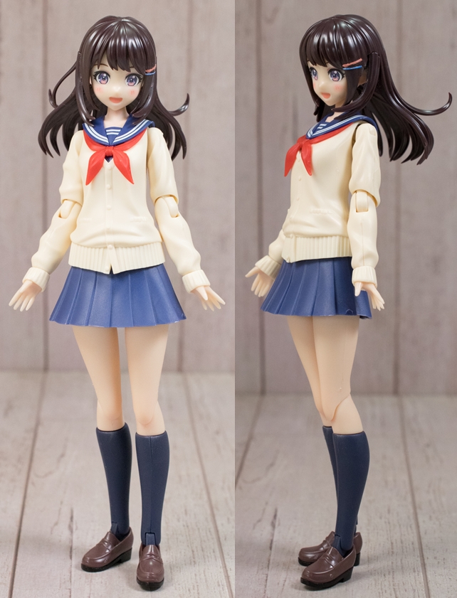 レビュー コトブキヤ 創彩少女庭園 結城 まどか【桃桜高校・冬服