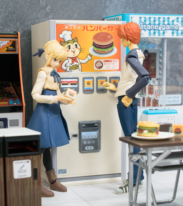 レビュー ハセガワ プラモデル 1/12 レトロ自販機(ハンバーガー レビュー ハセガワ プラモデル 1/12 レトロ自販機(ハンバーガー