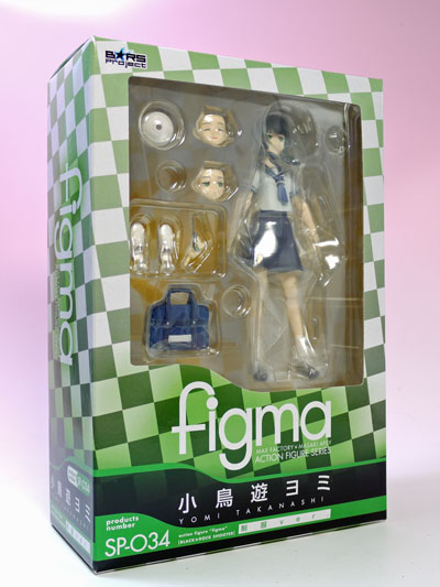 figma ブラックロックシューター 小鳥遊ヨミ 制服ver. 全高約135mm 可動フィギュア レビュー figma 小鳥遊ヨミ 制服ver.（ブラック☆ロック