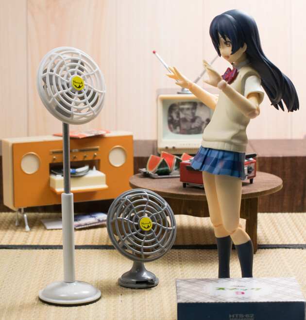 レビュー Jドリーム カプセルトイ扇風機 HERMOSAミニチュア