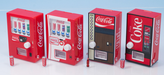 レビュー バンダイガシャポン コカ・コーラ ミニチュア自動販売機