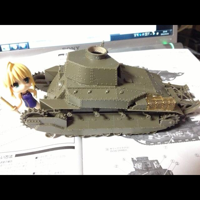 ファインモールド 1/35 八九式中戦車 甲型 アヒルさんチームで