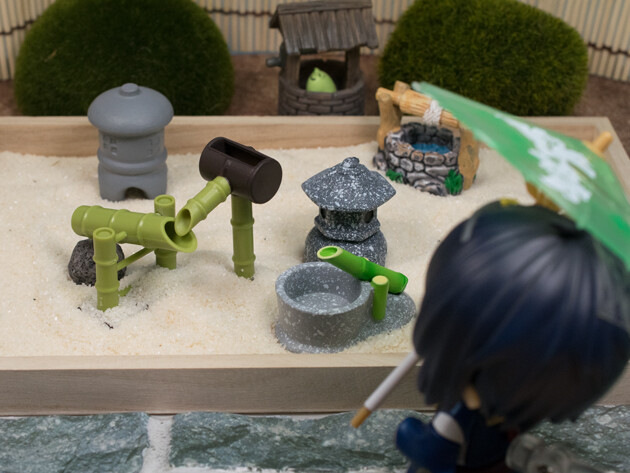 レビュー カプセルトイ ミニチュア和風庭園マスコット 井戸 ちょこりんカエル ふぃぎゅる