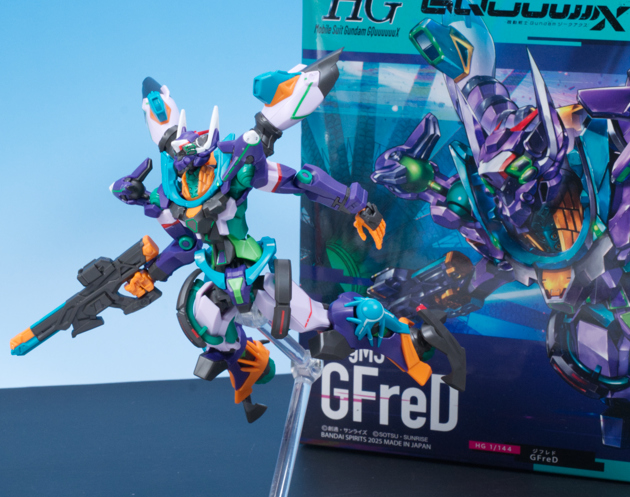 レビュー ガンプラ HG 1/144 GQuuuuuuX GFreD（ジフレド）完成編