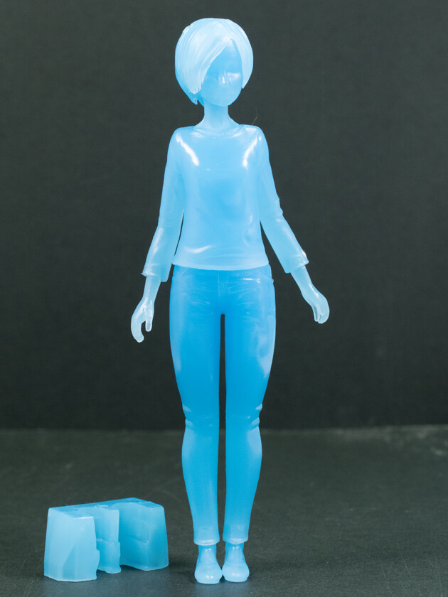 レビュー バンダイ ガシャポン 青白い人 1/12スケールフィギュア