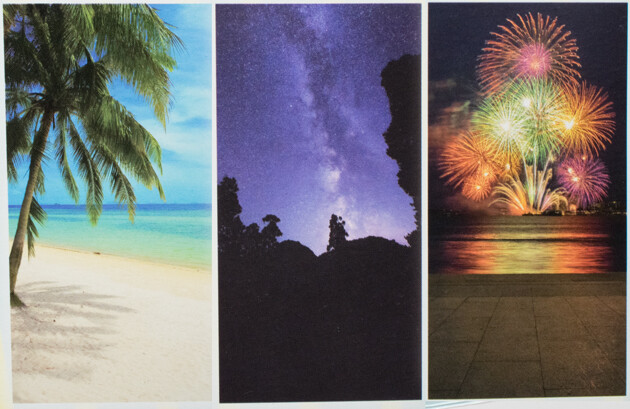 レビュー 100均セリアの背景布 夏 洋館 ふぃぎゅる