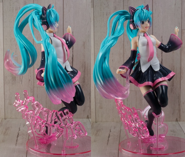 AMPシリーズフィギュア５点 中古】(本体A/箱B)初音ミク Birthday2021 AMPフィギュア ～Happy