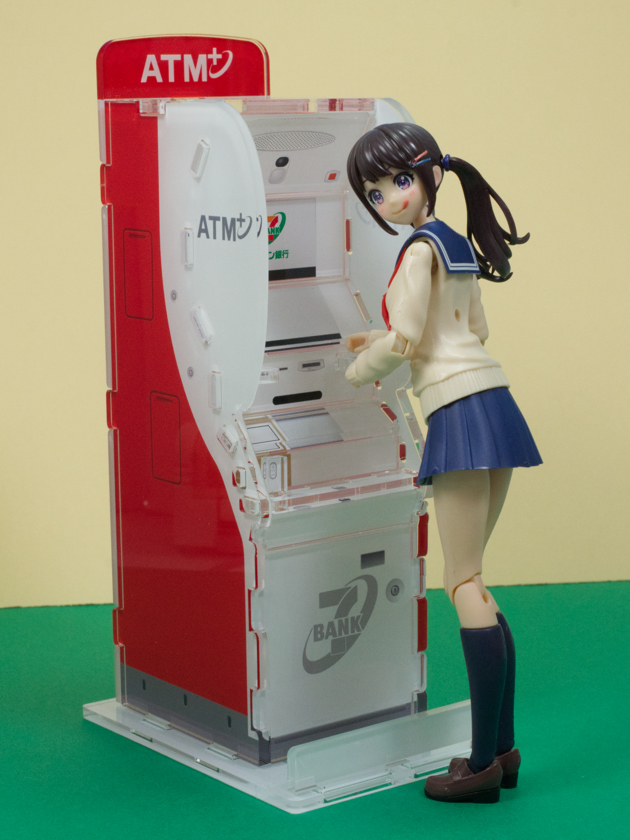 レビュー セブン-イレブン セブン銀行ATM風貯金箱（約1/12