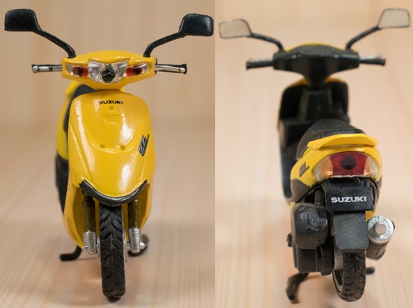 レビュー エポック社 1/24スケール バイクコレクション Vol.1