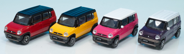 レビュー アオシマ カプセルトイ 1/64 SUZUKI ハスラーコレクション