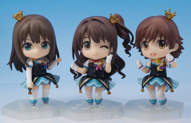 ねんどろいどこ〜で シンデレラガールズ 凛・卯月・未央セット 全高約10cm ABS&amp;PVC製 塗装済み可動フィギュア ねんどろいどこ～で シンデレラガールズ 凛・卯月・未央セット