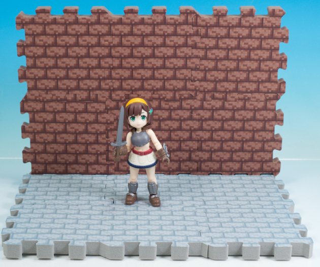 レビュー 100均セリア ジョイントマップトイ ドット画 レンガ / 城壁 / 草 / 土