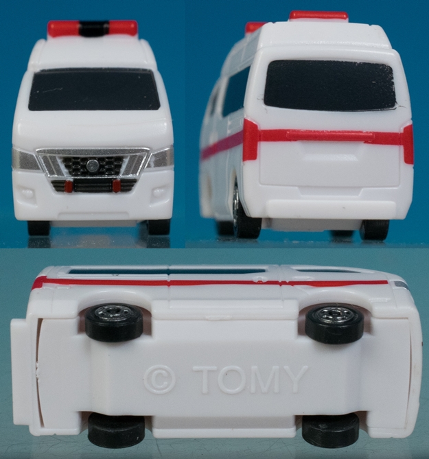 レビュー トミカくみたてタウン6 病院＋日産 NV350 キャラバン救急車
