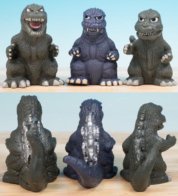 ゴジラ総進撃 指人形　全19体セット 2001年 バンダイ ゴジラ総攻撃 全19種 食玩 ソフビ 指人形 ゴジラ総