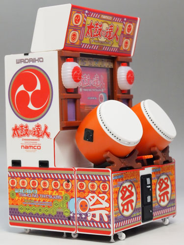 プラモデル wave 太鼓の達人 筐体 1/12 半分程度組み立て済み