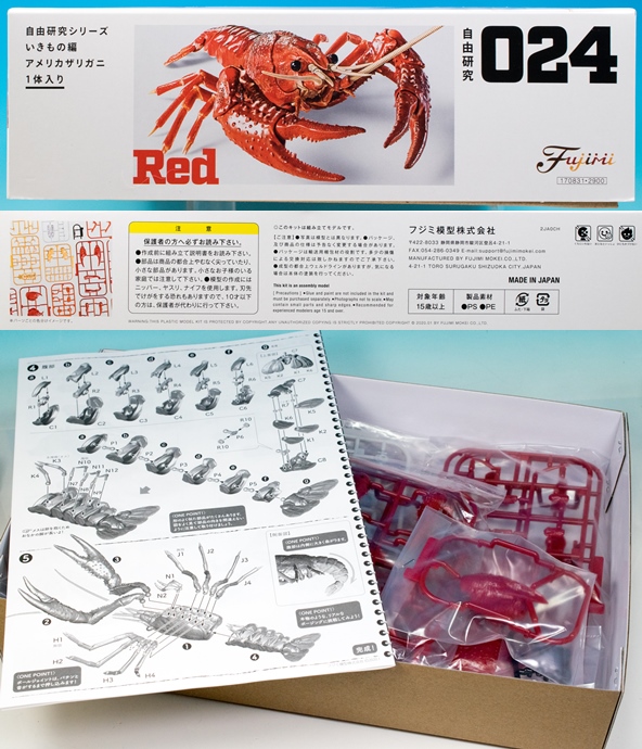 レビュー フジミ模型 自由研究シリーズ No 24 いきもの編 アメリカザリガニ レッド ふぃぎゅる レビュー フジミ模型 自由研究シリーズ No 24 いきもの編 アメリカザリガニ レッド ふぃぎゅる