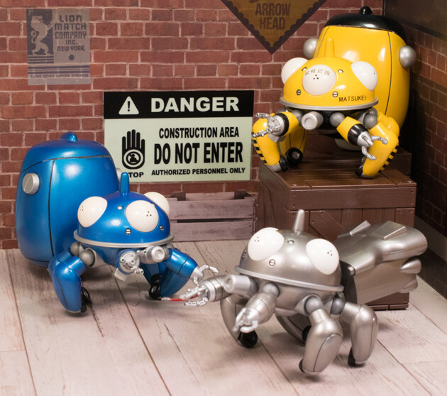 レビュー ねんどろいど 攻殻機動隊S.A.C. タチコマンズ・シルバー