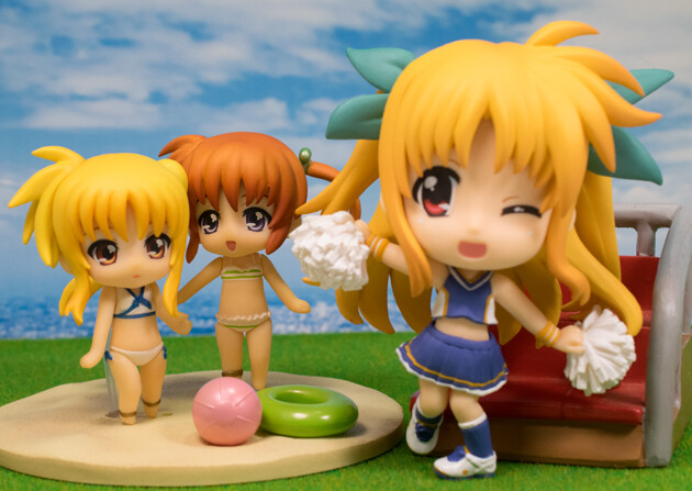 たぬき 希少 レビュー ねんどろいどぷち なのは&フェイト 夏の思い出セット 魔法少女リリカルなのは