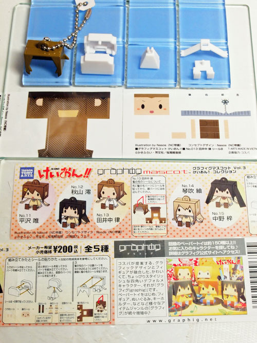 ☆Ixl31Jzグラフィグマスコットけいおん!!コレクション5種 ☆Ixl31Jz