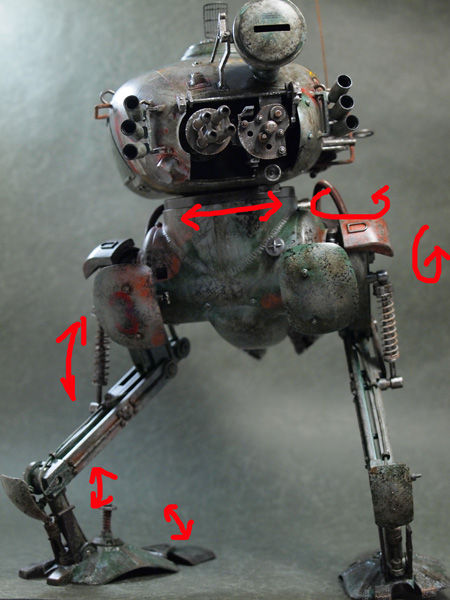 レビュー threeA 1/12 Ma.K. KRÖTE（マシーネンクリーガー クレーテ