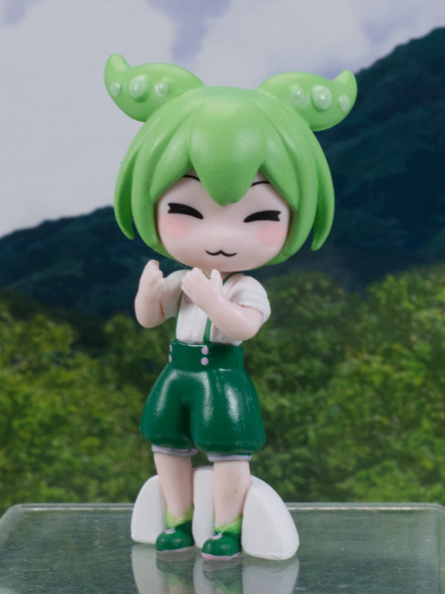 レビュー スタンド・ストーンズ カプセルトイ ずんだもん フィギュアコレクションなのだ