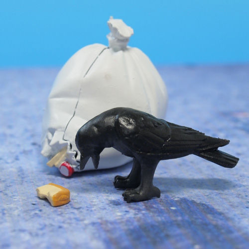 年末の大掃除はお済みですか レビュー ガチャガチャ エポック社 カラス ふぃぎゅる