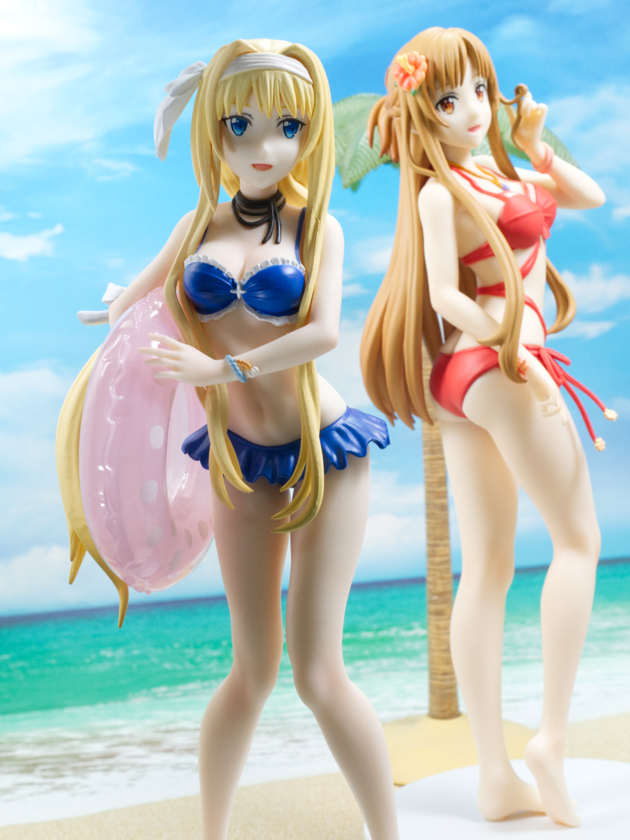 ソードアート・オンライン SAO アリス アスナ 水着 フィギュアセット ソードアート・オンライン アリシゼーション』より愛らしい水着