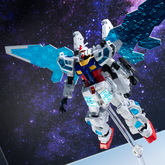 レビュー バンダイガンプラ EXPO2025 ENTRY GRADE 1/144 RX-78F00/E ガンダム用オプションパーツセット (EX-001 グラスフェザー装備) 完成編