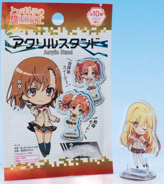 巡回 100均 とある科学の超電磁砲T アクリルスタンド