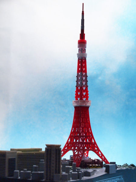 東京タワー周辺　３D都市データを活用した都市模型　1/2000 東京タワー周辺 3D都市データを活用した都市模型 1/2000