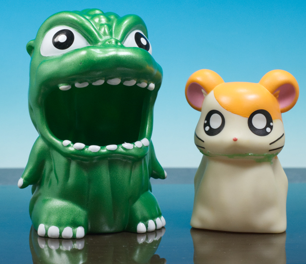 ゴジハム 阪神タイガース コラボ ソフビ ゴジラ ハム太郎 トラ柄