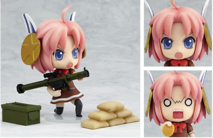 レビュー ねんどろいど 魔法の海兵隊員ぴくせる☆まりたん 砂漠