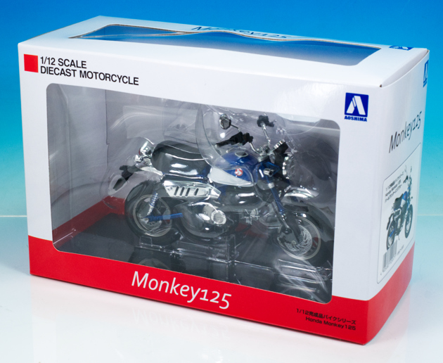 スカイネット 1/12 ホンダ モンキー 125 パールグリッターリングブルー スカイネット 1/12 ホンダ モンキー 125 パールグリッターリング