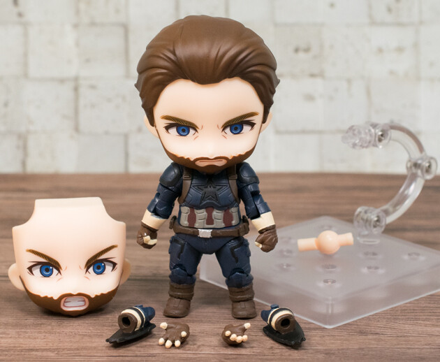 レビュー ねんどろいど キャプテン・アメリカ インフィニティ