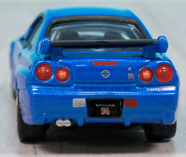 トミカ改造 日産 R34 GTR ボンネット開閉 青マジョレット ホットウィール トミカ改造 日産 R34 GTR ボンネット開閉青マジョレット ホット