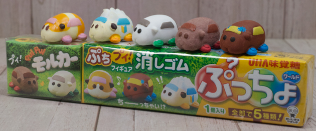 レビュー ぷっちょワールド PUI PUI モルカー消しゴム : ふぃぎゅる！