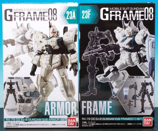 レビュー バンダイ食玩 機動戦士ガンダム Gフレーム08 23A/23F レビュー バンダイ食玩 機動戦士ガンダム Gフレーム08 23A/23F